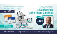 Otrzymaj bilet na Konferencję z dr Filippo Cardinali, przy zakupach produktów Meta Biomed i Endostar