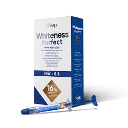 WHITENESS PERFECT 16% Mini Kit Zestaw do wybielania nakładkowego z 16% nadtlenkiem karbamidu do nadzorowanego użytku domowego, 1