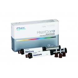 NexCore zestaw, kolor zębinowy. Strzykawka Automix - 9g x 2szt., akcesoria