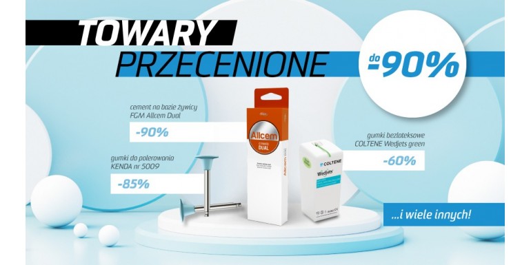 Towary przecenione w sierpniu! 